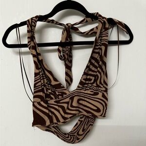 Garage Halter Bra Top - Size Medium